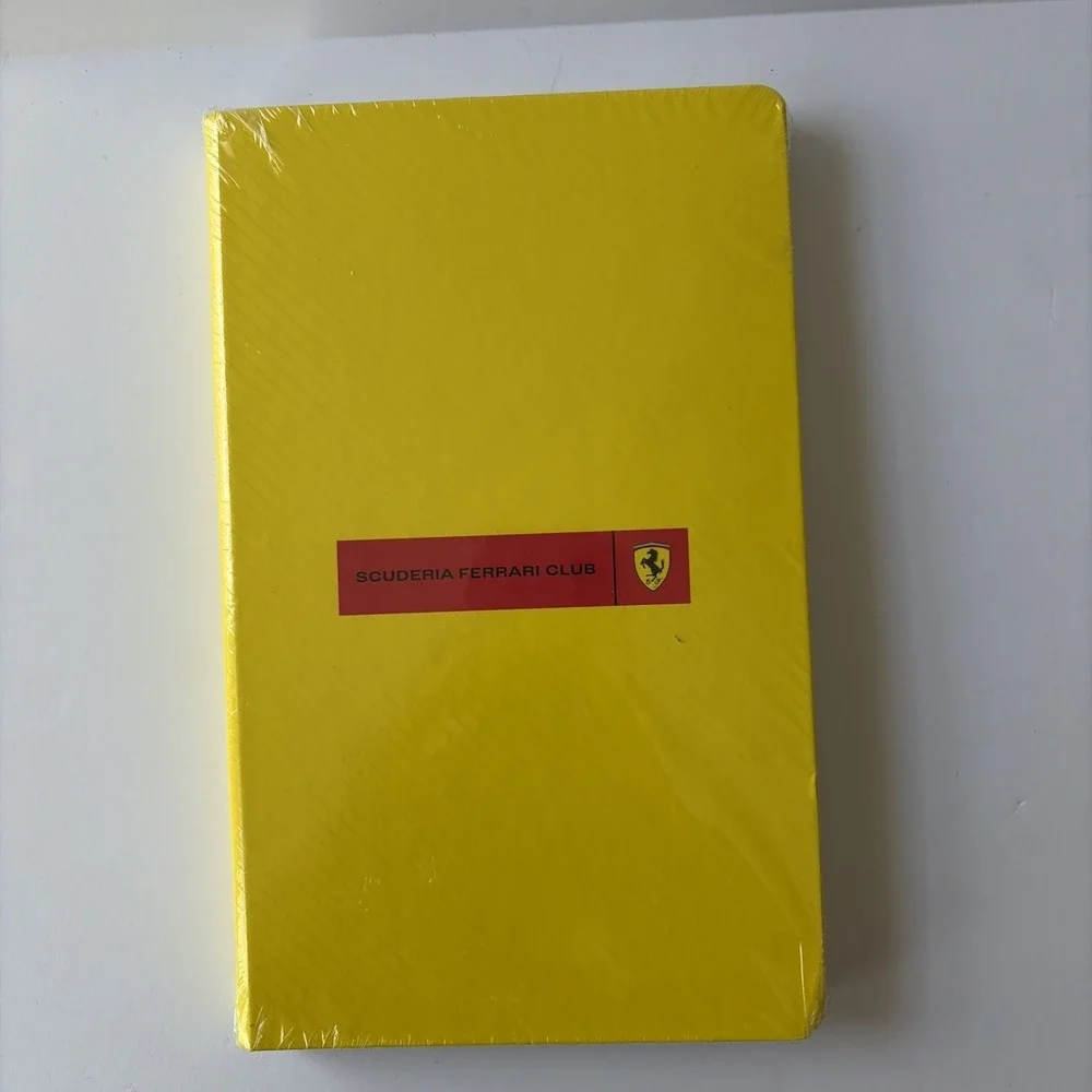 Scuderia Ferrari Club Notebook Yellow Made in Italy New‎ Sealed Official Merch